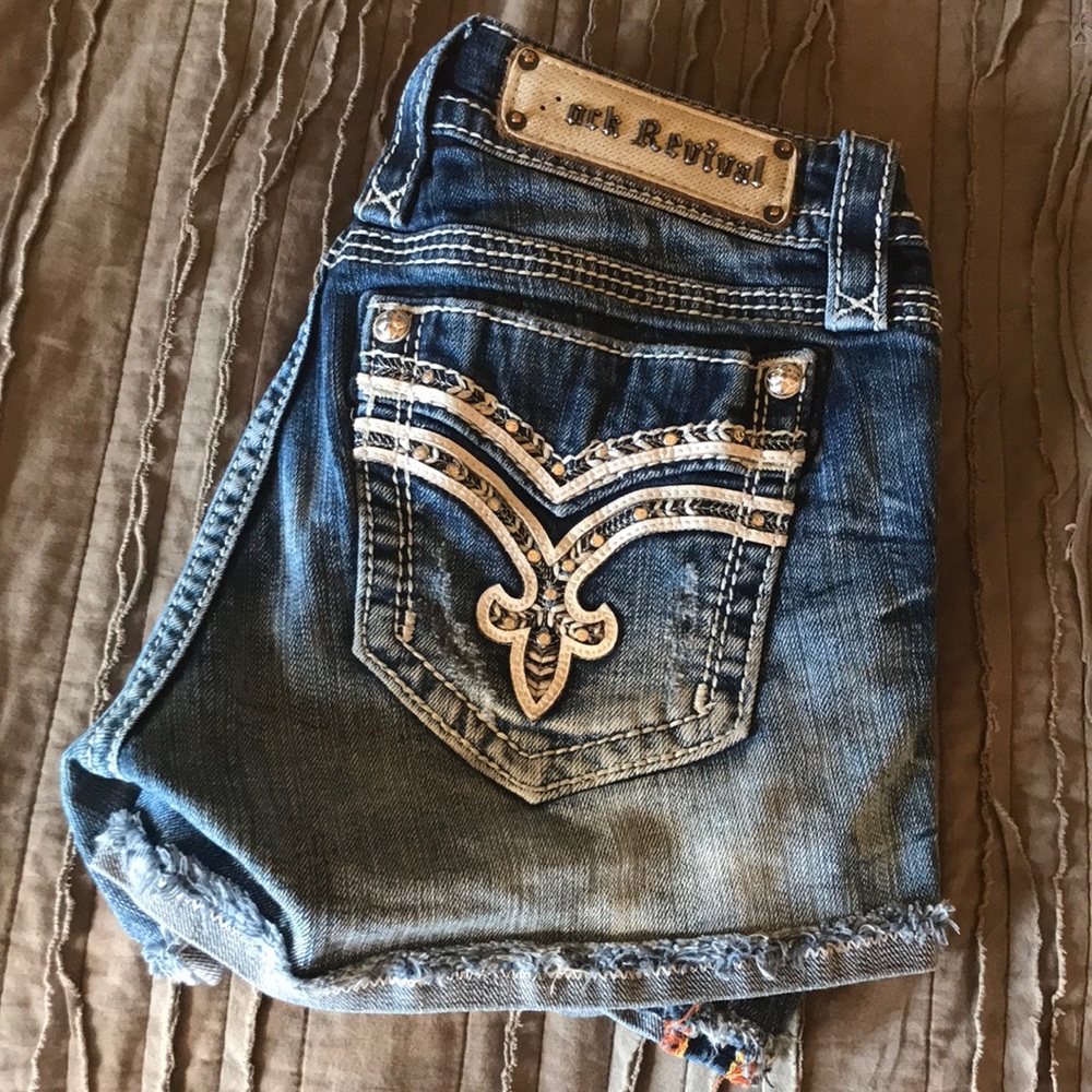 SOLD!** Rock Revival shorts. 27.